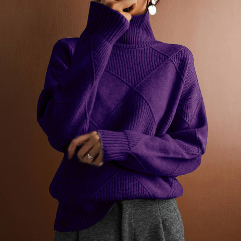 Women’s Cashmere Turtleneck Sweater – Elegance Meets Comfort