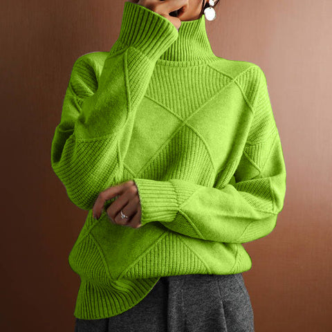 Women’s Cashmere Turtleneck Sweater – Elegance Meets Comfort