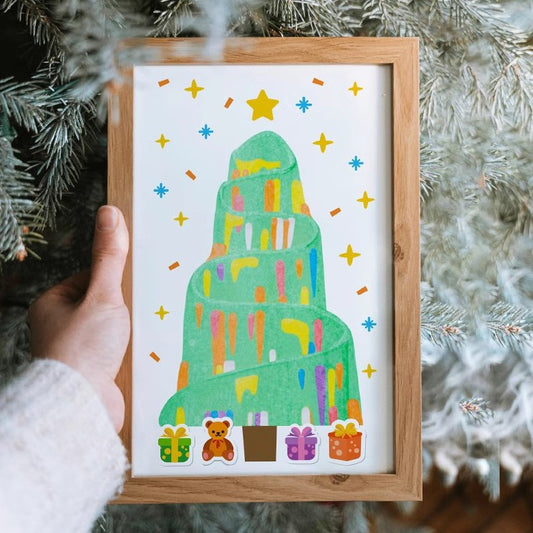 🌈Rainbow Scratch Art Magic Reveal Kit🎁