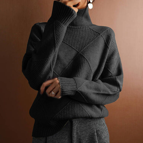 Women’s Cashmere Turtleneck Sweater – Elegance Meets Comfort