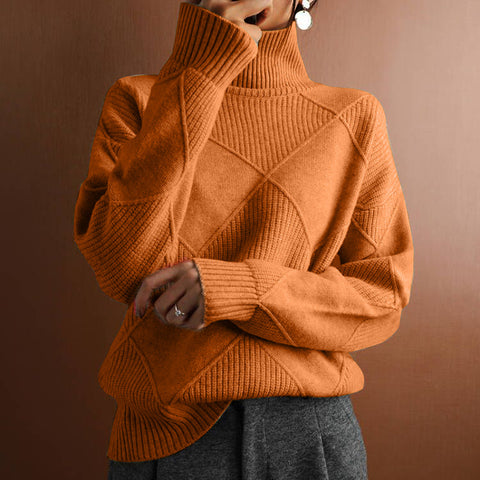 Women’s Cashmere Turtleneck Sweater – Elegance Meets Comfort