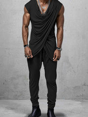 Stretch Crossover Top Pants Set