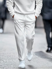 Simple Quarter Zip Tracksuit Set