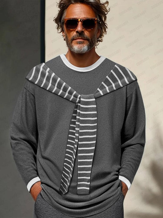 Fashion Knotted Shawl Collar Top