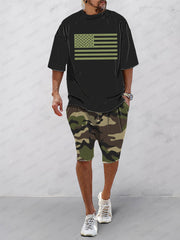 Athleisure Camo Print 2-Piece Set