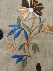 Elegant Linen Blend Straight Leg Pants