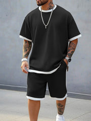 Premium Comfort Colorblock Athleisure Set