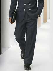 Elegant Tailored Double Breasted Thin Suit Set