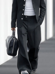 Fashion Wide-Leg Suit Set