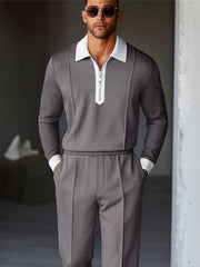 Easy Match Two-Tone Casual Set