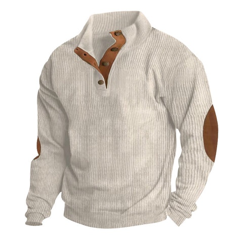 🔥Men's Outdoor Casual Stand Collar Long Sleeve Sweatshirt