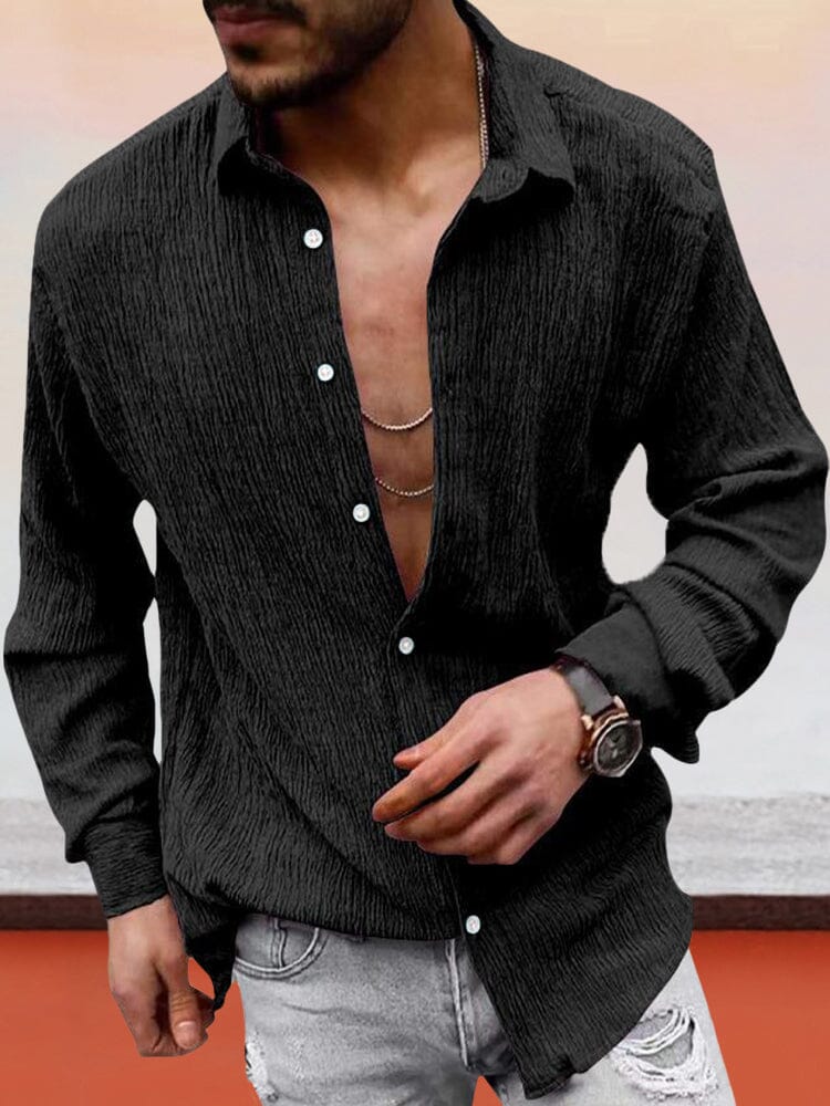 Classic Fit Textured Shirt
