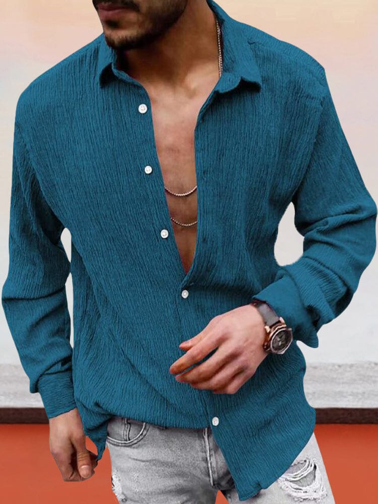 Classic Fit Textured Shirt