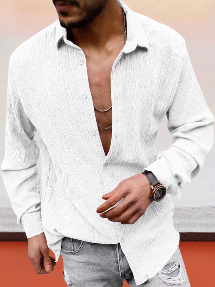 Classic Fit Textured Shirt