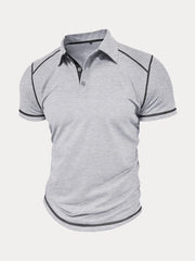 Classic Soft Color Block Polo Shirt