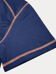 Classic Soft Color Block Polo Shirt