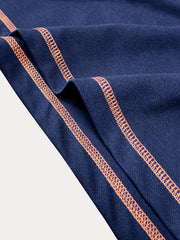 Classic Soft Color Block Polo Shirt