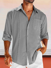 Casual Simple Shirt with Pocket