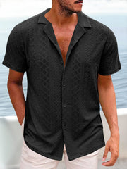 Breezy Eyelet Casual Shirt