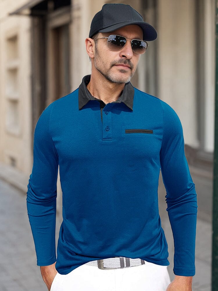 Essential Color Block Polo Shirt
