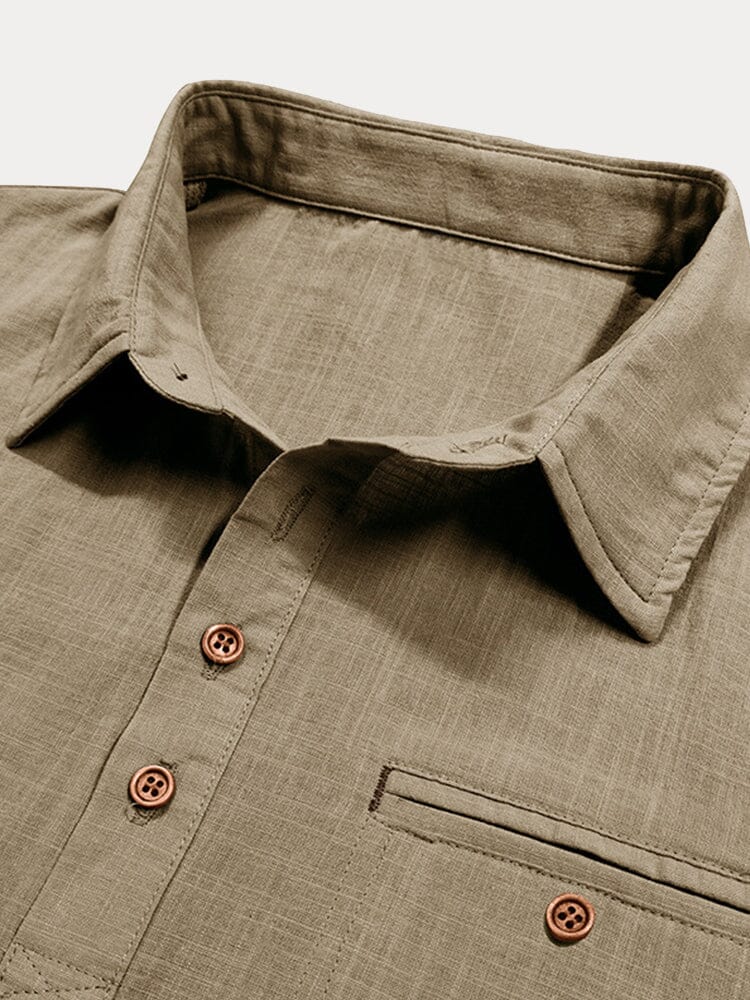 Minimalist Linen Style Shirt