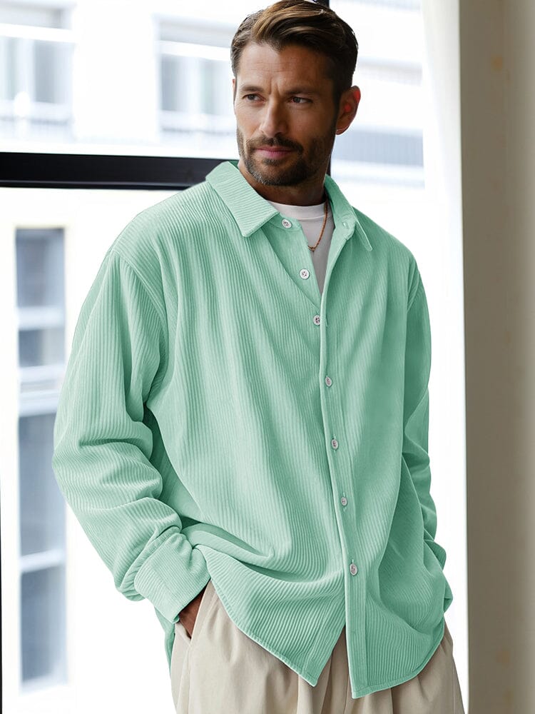 Classic Casual Fit Corduroy Shirt