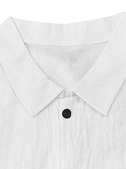 Essential Basic Solid Cotton Shirt