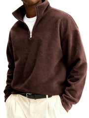 Men's Quarter-Zip Fleece Comfort Pullover