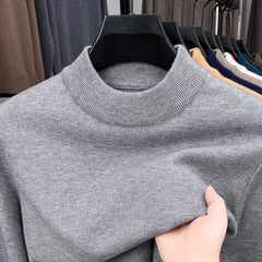Men's Stand Collar Cashmere Warm Sweater