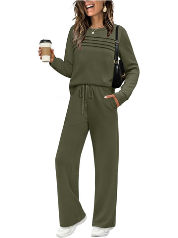 CLEARANCE SALE 🔥 Women's 2 Piece Sets Sweatshirt Casual Travel Outfits