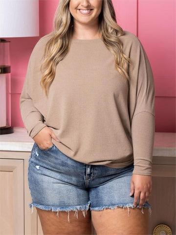 ❄️Winter Discount Frenzy Promotion-49% OFF-🌸Women's "Dreamy Knit" Boatneck Dolman Top
