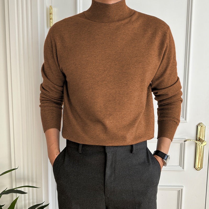 2025 Men's Cashmere Business Basic Sweater