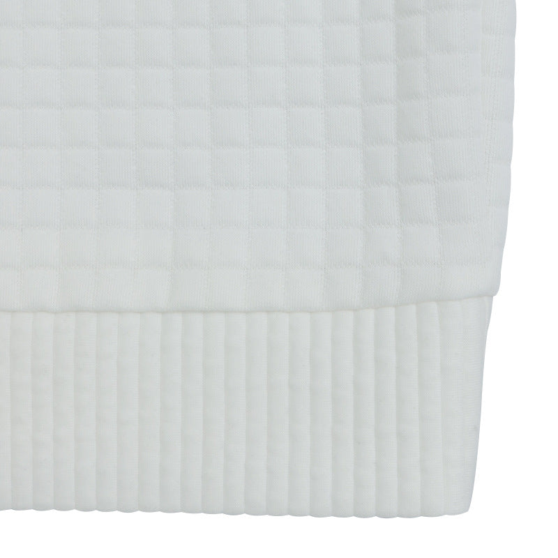 🔥Men's Outdoor Casual Stand Button Long Sleeve Waffle Golf Sweater