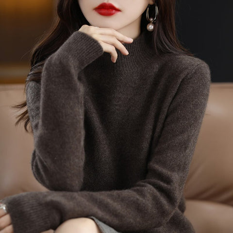 Hot Sale 70% OFF 🔥 Women's Mid-neck Cashmere Sweaters