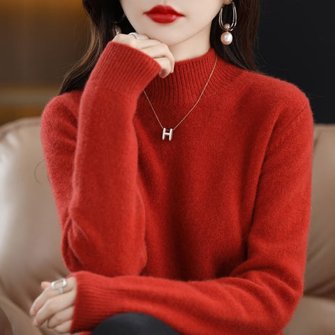 Hot Sale 70% OFF 🔥 Women's Mid-neck Cashmere Sweaters