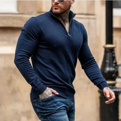 Men's New Cashmere Collar Pullover Shirt