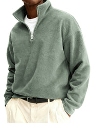 Men's Quarter-Zip Fleece Comfort Pullover